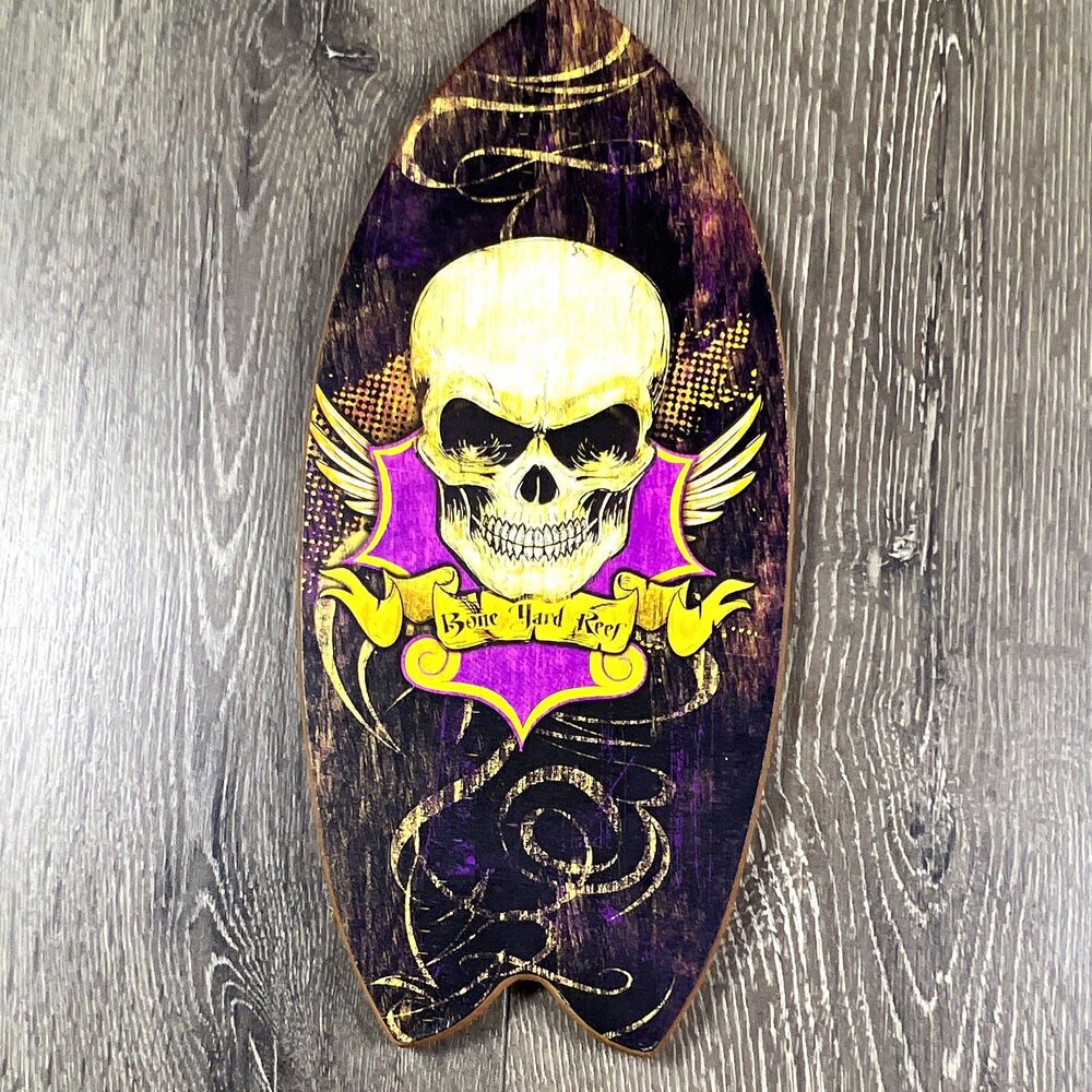 Highland Woodcrafters LLC Bone Yard Reef Cruising Longboard 11 in decoration